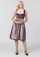 Indira Stockerpoint Dirndl 70 cm aubergine - German Specialty Imports llc